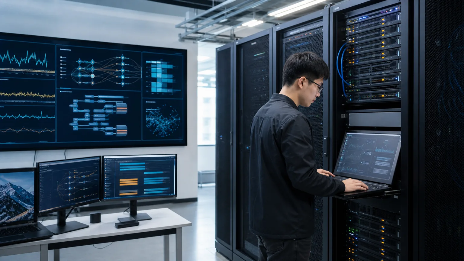 AI infrastructure engineer diagnosing a GPU inference system